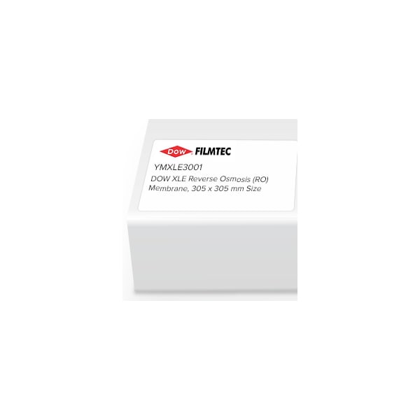 Dow Filmtec Flat Sheet Membrane, XLE, PA-TFC, RO, 305 x 305mm, 1/Pk